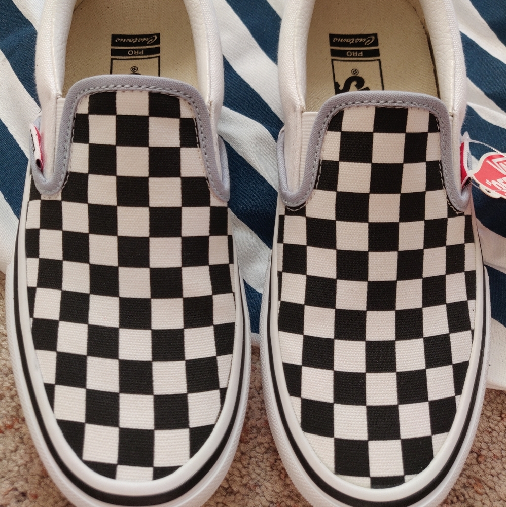 Van's Pro Customized slip on's  size 7.5